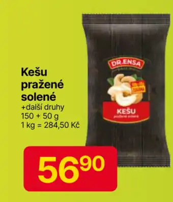 Hruška DR.ENSA Kešu pražené solené nabídka