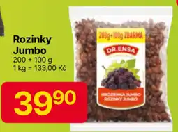 Hruška DR.ENSA Rozinky Jumbo nabídka