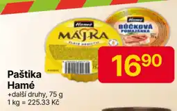 Hruška Paštika Hamé nabídka