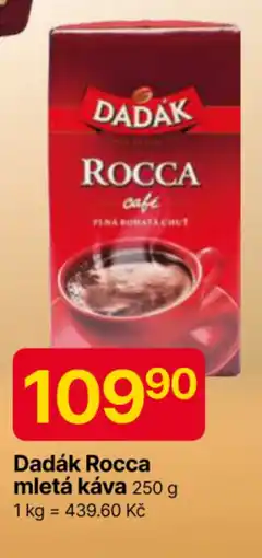 Hruška DADAK Rocca mletá káva nabídka