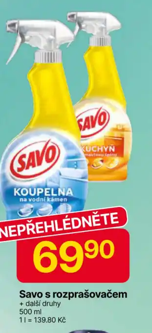 Hruška SAVO s rozprašovačem nabídka