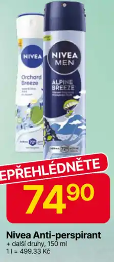 Hruška NIVEA Anti-perspirant nabídka