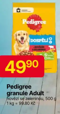Hruška PEDIGREE granule Adult nabídka