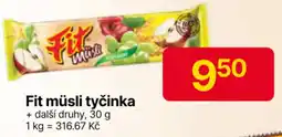 Hruška Fit müsli tyčinka nabídka