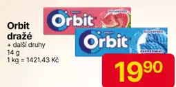 Hruška Orbit dražé nabídka
