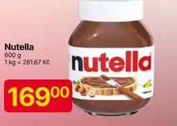 Hruška Nutella nabídka