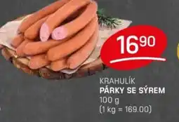 Flop KRAHULIK Párky se sýrem nabídka