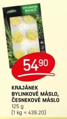 Flop KRAJÁNEK Bylinkové máslo, Cesnekové máslo nabídka