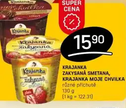 Flop KRAJANKA Zakysaná smetana, KRAJANKA Moje chvilka nabídka