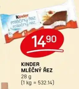 Flop KINDER Mléčný řez nabídka