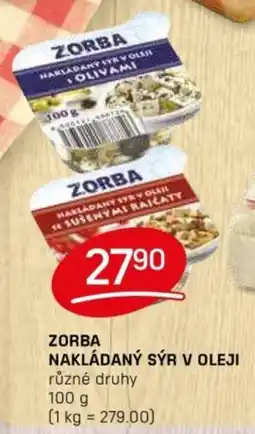 Flop ZORBA Nakládaný sýr v oleji nabídka