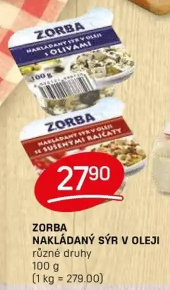 Flop ZORBA Nakládaný sýr v oleji nabídka
