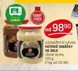 Flop Uzenářství vávra Hotové omáčky ve skle nabídka