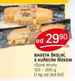 Flop Bageta školní, s Kuřecím řízkem nabídka
