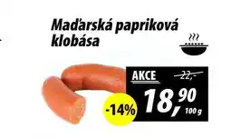 ZEMAN Maďarská papriková klobása, 100 g nabídka