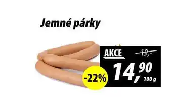 ZEMAN Jemné párky, 100 g nabídka