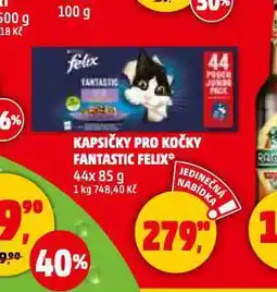 Penny Market Felix fantastic kapsičky pro kočky nabídka