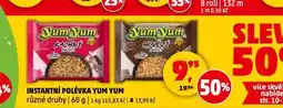 Penny Market Yum yum instantní nudlová polévka nabídka