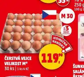 Penny Market Čerstvá vejce m 30 ks nabídka