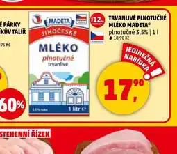 Penny Market Trvanlivé mléko 3,5% nabídka