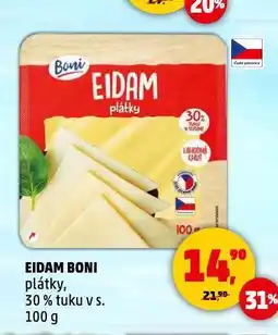 Penny Market Eidam boni 30% plátky nabídka