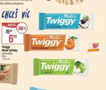 Globus Twiggy müsli tyčinka nabídka