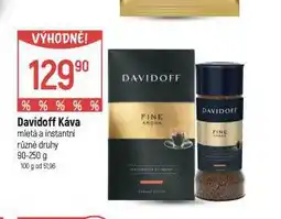 Globus Davidoff káva mletá a instantní nabídka
