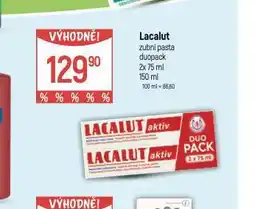 Globus Lacalut aktiv zubní pasta nabídka
