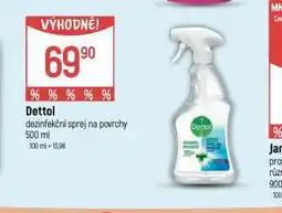 Globus Dettol dezinfekční antibakteriální sprej na povrchy nabídka