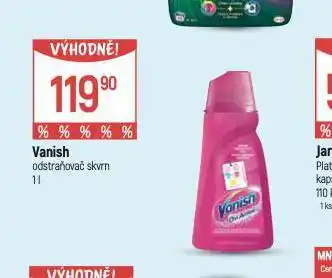 Globus Vanish odstraňovač skvrn nabídka