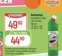 Globus Domestos dezinfěkční čistič nabídka