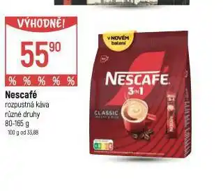 Globus Nescafé rozpustná káva nabídka