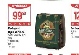 Globus Pivo radegast ryze hořká 12 nabídka