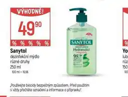 Globus Sanytol dezinfekční mýdlo nabídka