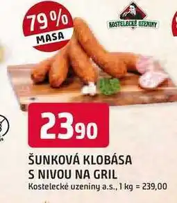 Trefa ŠUNKOVÁ KLOBÁSA S NIVOU NA GRIL 100g nabídka