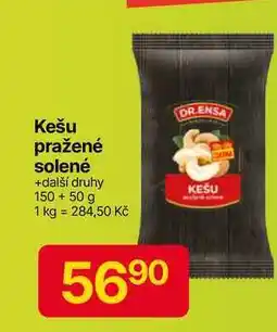 Hruška Dr. Ensa Kešu pražené solené 150 + 50 g nabídka