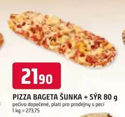 Trefa PIZZA BAGETA ŠUNKA + SÝR 80 g nabídka