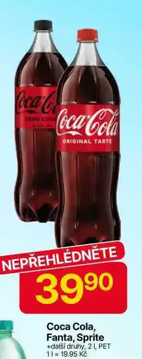 Hruška Coca-Cola 2l, vybrané druhy 2l nabídka