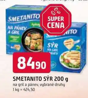 Trefa SMETANITO SÝR 200 g na gril a pánev, vybrané druhy nabídka