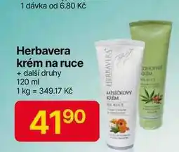 Hruška Herbavera krém na ruce + další druhy 120 ml nabídka