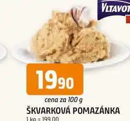 Trefa ŠKVARKOVÁ POMAZÁNKA 100 g nabídka