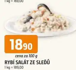 Trefa RYBÍ SALÁT ZE SLEĎŮ 100 g nabídka