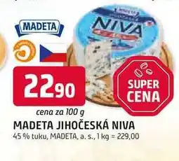 Trefa MADETA JIHOČESKÁ NIVA 45% tuku, 100g nabídka