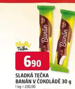 Trefa SLADKÁ TEČKA BANÁN V ČOKOLÁDĚ 30 g nabídka