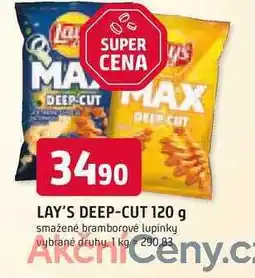 Trefa LAY'S DEEP-CUT 120 g smažené bramborové lupínky nabídka