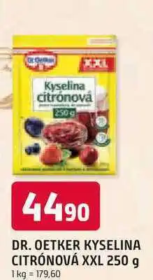 Trefa Dr. Oetker Kyselina citrónová 250g nabídka