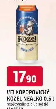 Trefa VELKOPOPOVICKÝ KOZEL NEALKO 0,5l nabídka