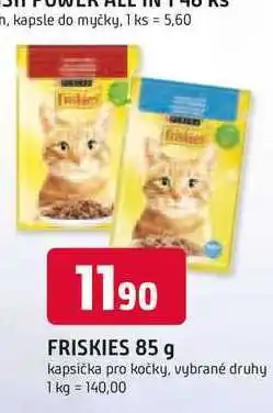 Trefa FRISKIES 85 g kapsička pro kočky, vybrané druhy nabídka