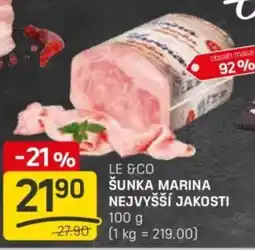 Flop Le &co šunka marina nejvyšší jakosti nabídka