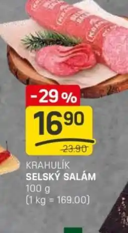 Flop Krahulik selský salám nabídka